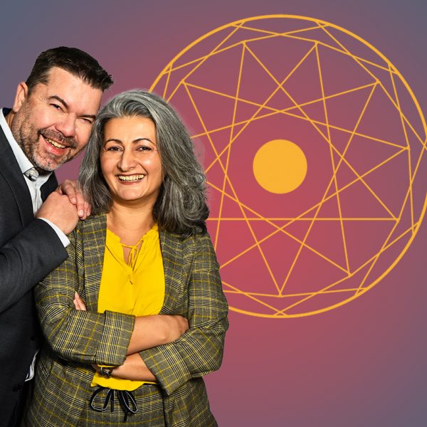 Thomas, Interim Manager für Finanzen und Controlling, gemeinsam mit Ebru Maier-Ergü, spirituelle Mentorin - Business & Bewusstsein